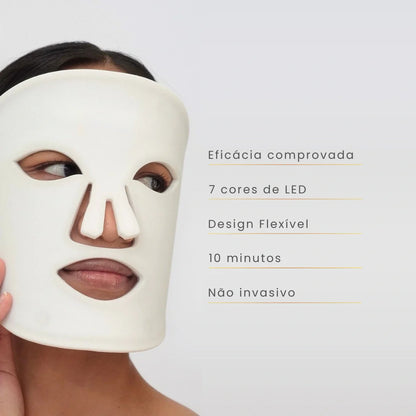 Máscara Facial de Terapia de Luz LED: Vital Skin 7C®