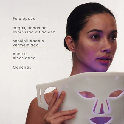Máscara Facial de Terapia de Luz LED: Vital Skin 7C®