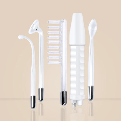 Derma Capilar™: Aparato de Alta Frecuencia Profesional para Tratamiento Capilar y Facial con 4 Electrodos