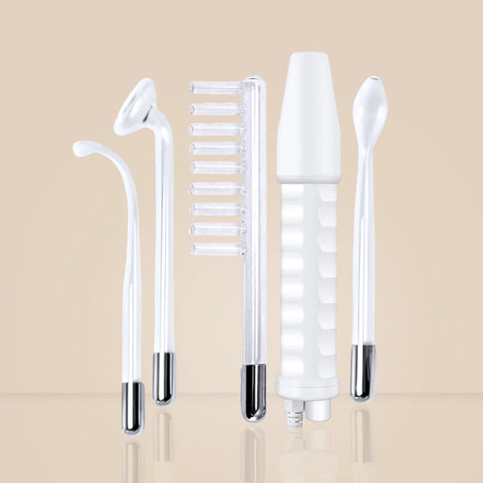 Derma Capilar™: Aparato de Alta Frecuencia Profesional para Tratamiento Capilar y Facial con 4 Electrodos