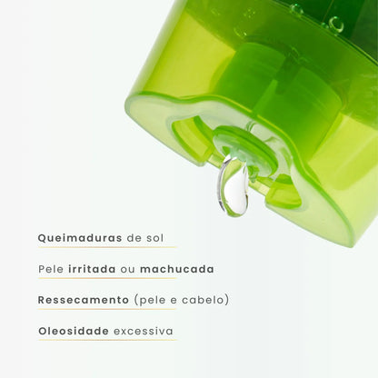 Gel de Aloe Vera Puro: Doble Acción para Cabello y Rostro