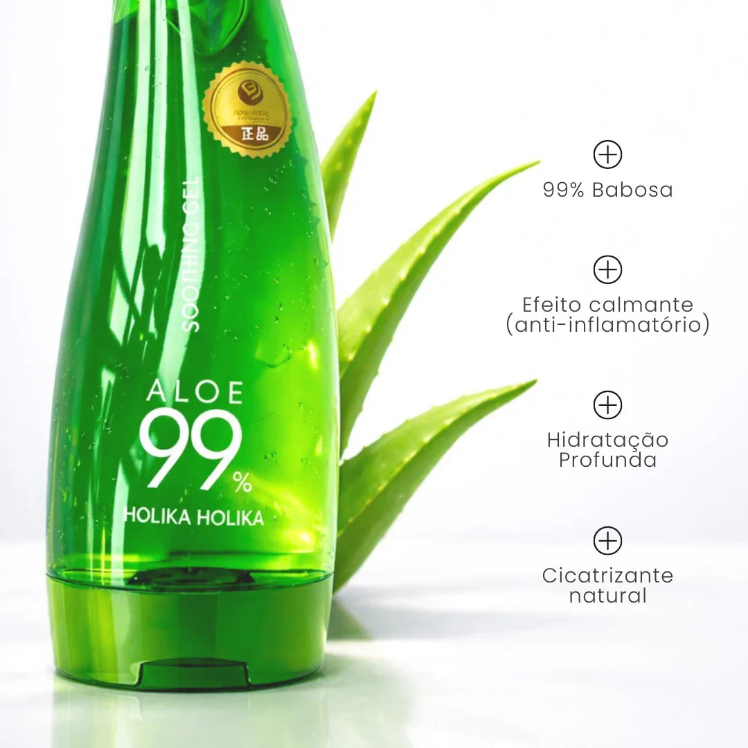 Gel de Aloe Vera Puro: Doble Acción para Cabello y Rostro