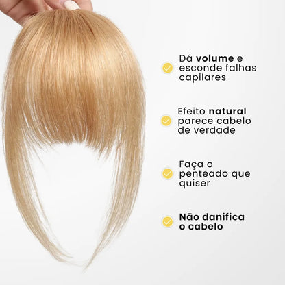 Aplique de Flequillo TicTac: Cabello Humano con Tecnología 3D