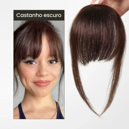 Aplique de Flequillo TicTac: Cabello Humano con Tecnología 3D