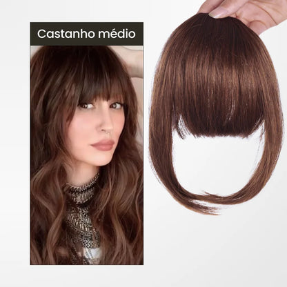 Aplique de Flequillo TicTac: Cabello Humano con Tecnología 3D