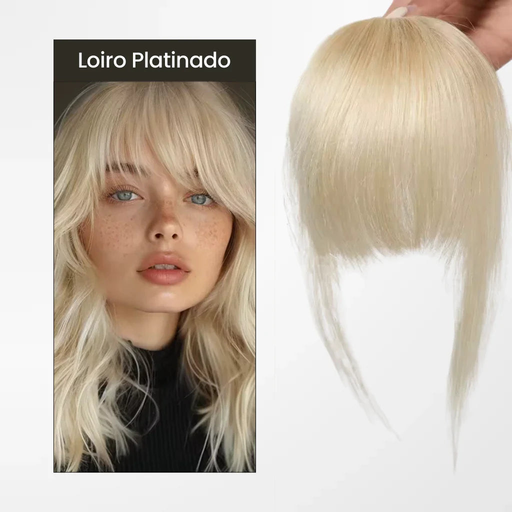 Aplique de Flequillo TicTac: Cabello Humano con Tecnología 3D