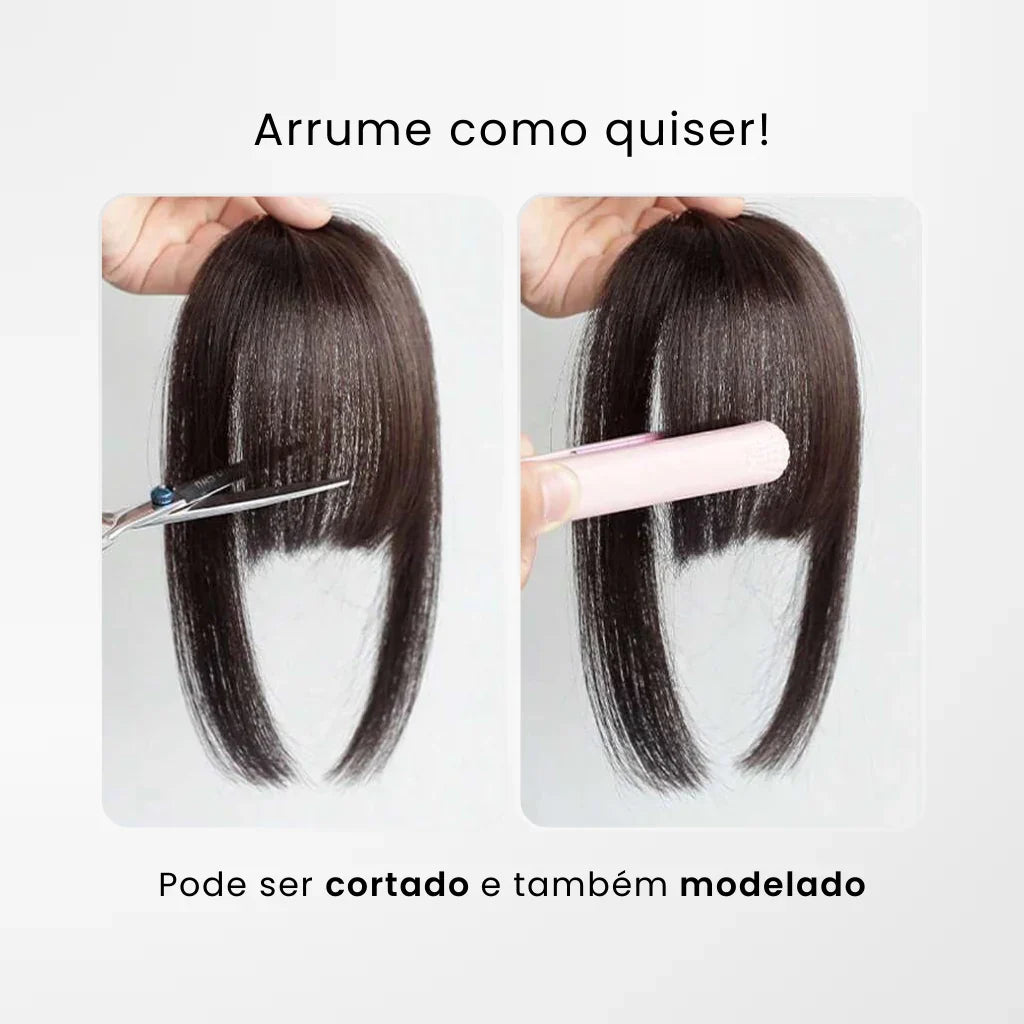 Aplique de Flequillo TicTac: Cabello Humano con Tecnología 3D