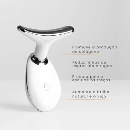 Masajeador y Modelador Facial LED: Reduce Arrugas y Papada