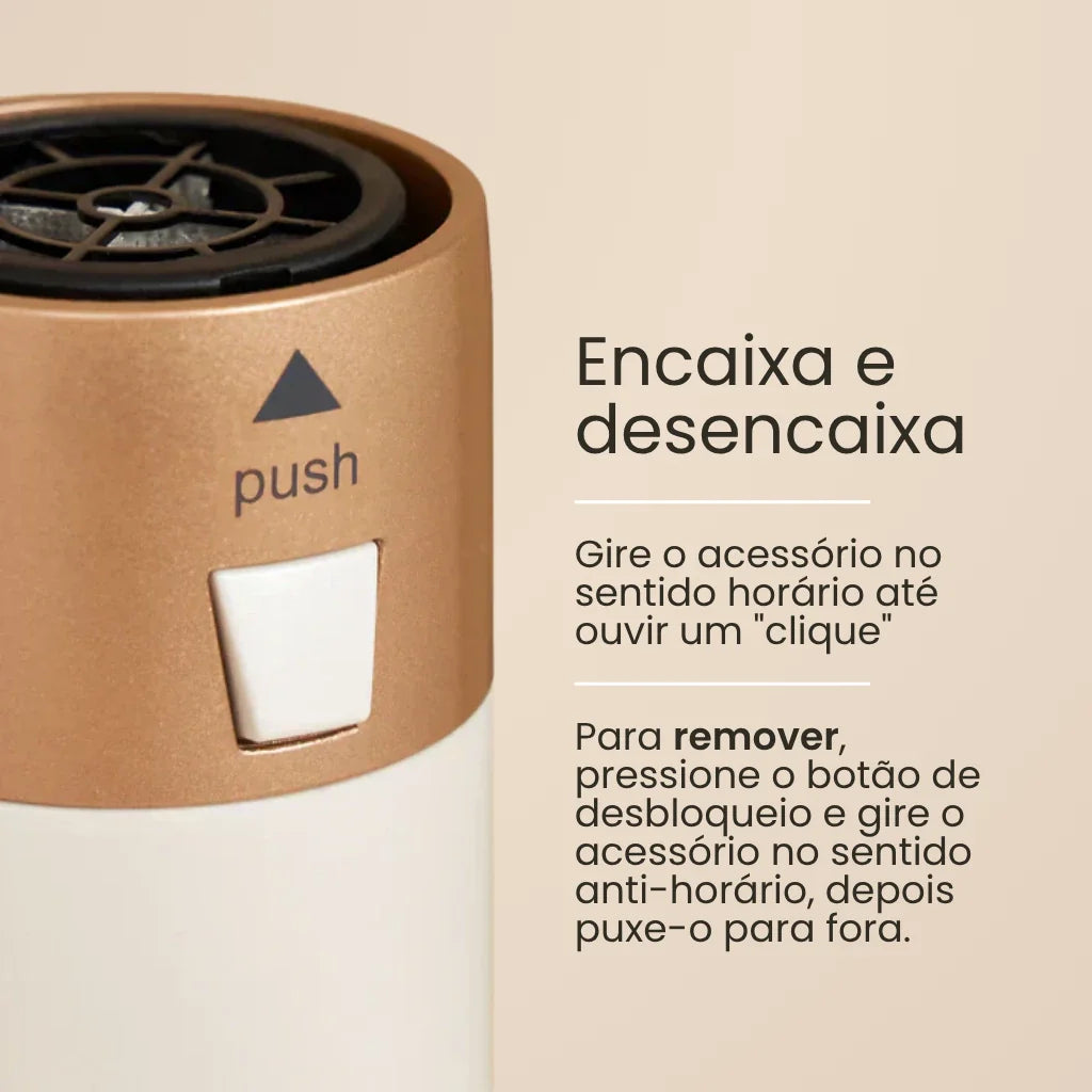 Cepillo Modelador 5 en 1 — Seca, Alisa y Modela