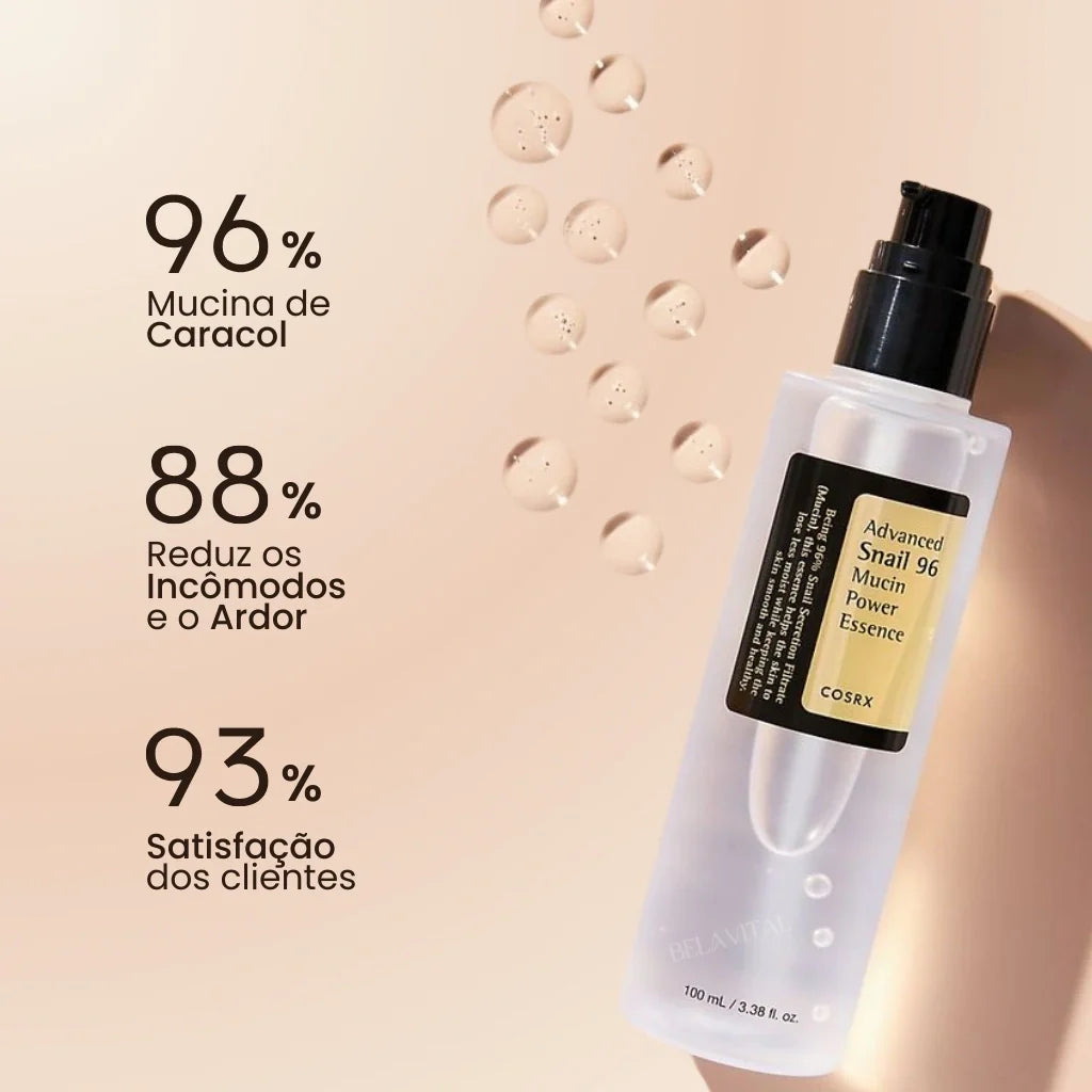 Sérum Coreano Advanced Snail 96: Reparación con Mucina de Caracol