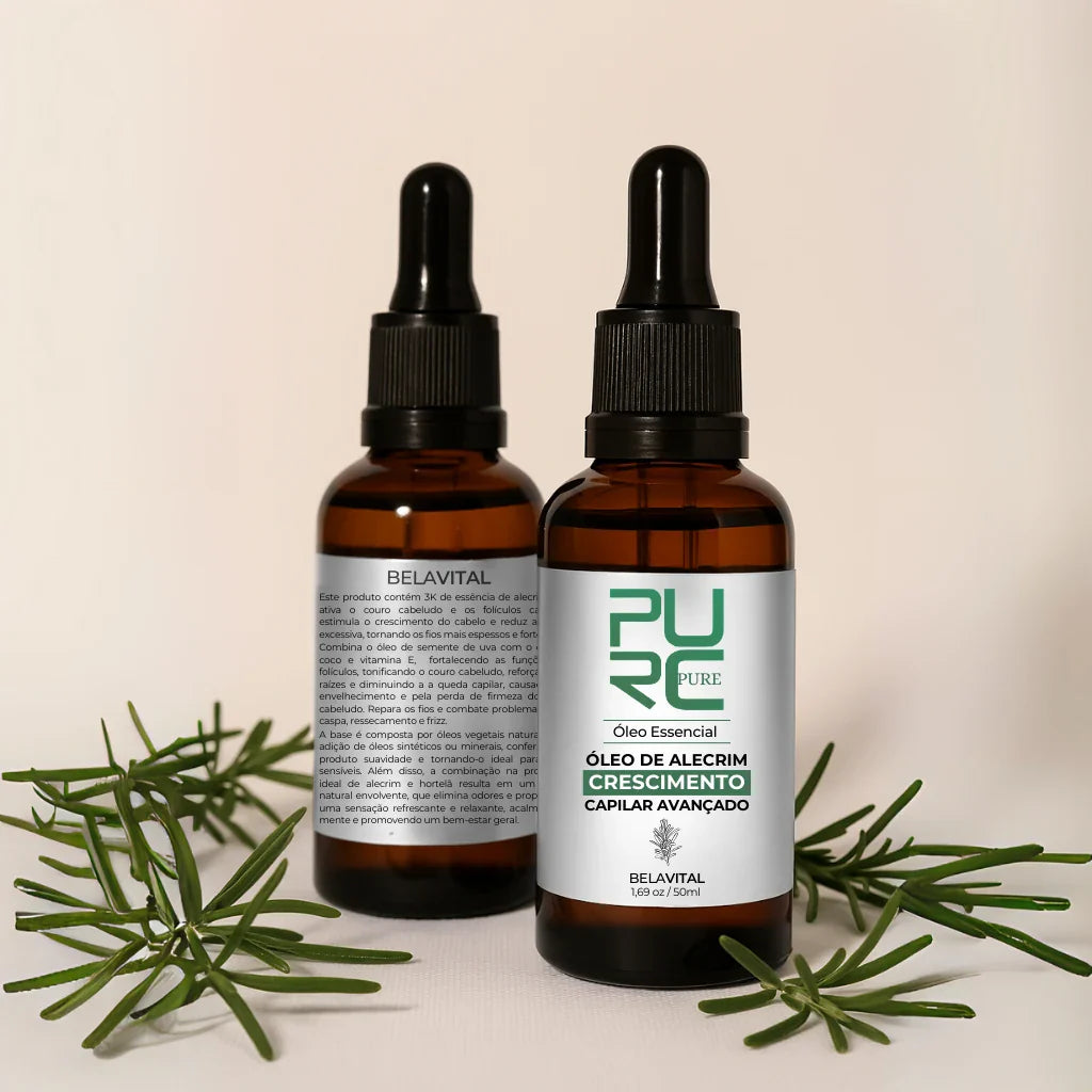 Aceite Esencial de Romero: Crecimiento y Fortalecimiento Capilar