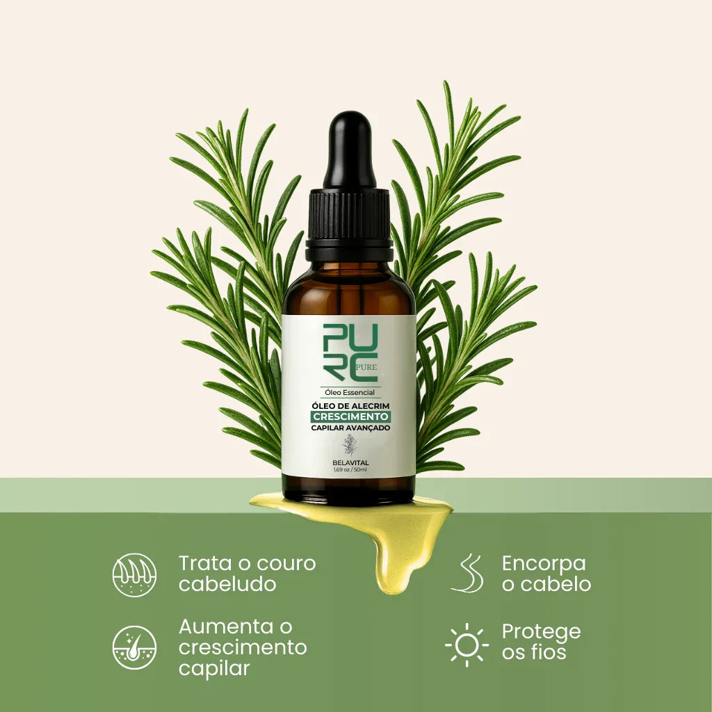 Aceite Esencial de Romero: Crecimiento y Fortalecimiento Capilar