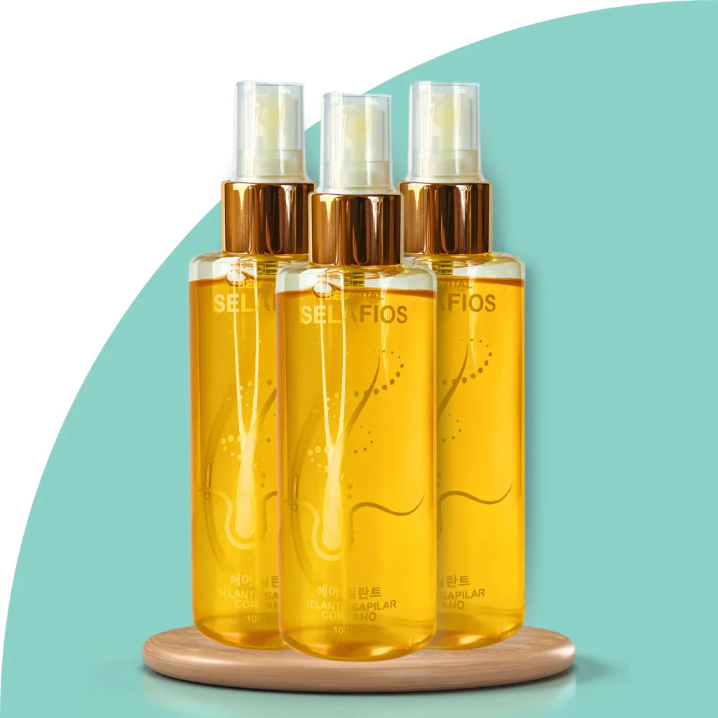 Spray Protector Térmico Antifrizz SelaFios | Multibeneficios para Cabellos Dañados