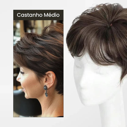 Top Closure - Tope de Cabello Corto Natural | Para Alopecia y Fallas