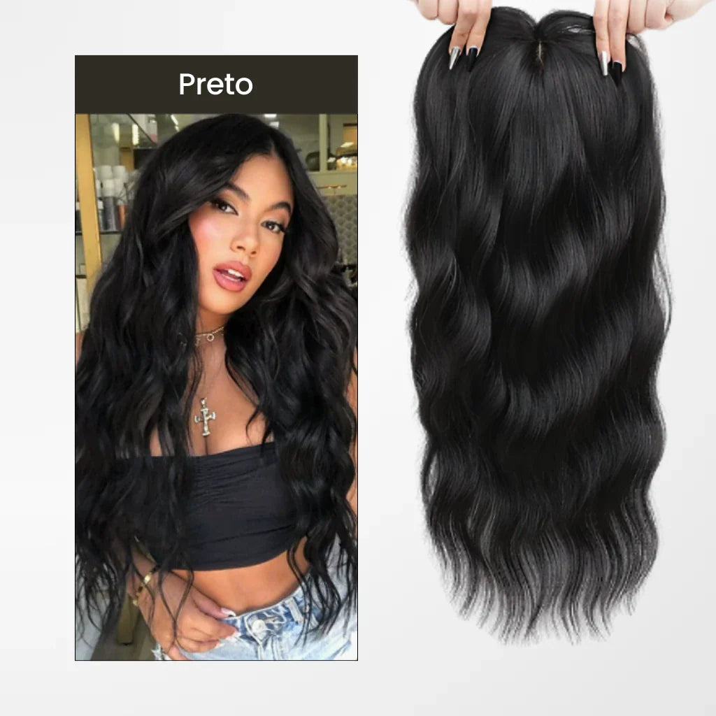 Top Closure - Tope de Cabello Natural Ondulado 50cm | Para Alopecia y Fallas