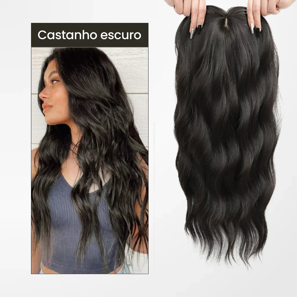 Top Closure - Tope de Cabello Natural Ondulado 50cm | Para Alopecia y Fallas