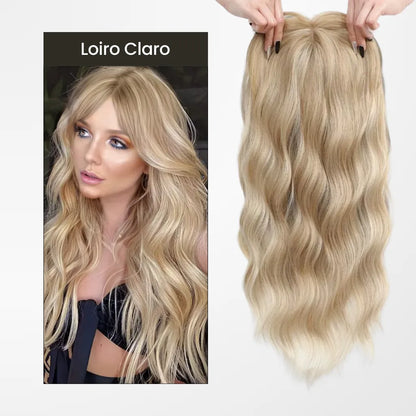 Top Closure - Tope de Cabello Natural Ondulado 50cm | Para Alopecia y Fallas