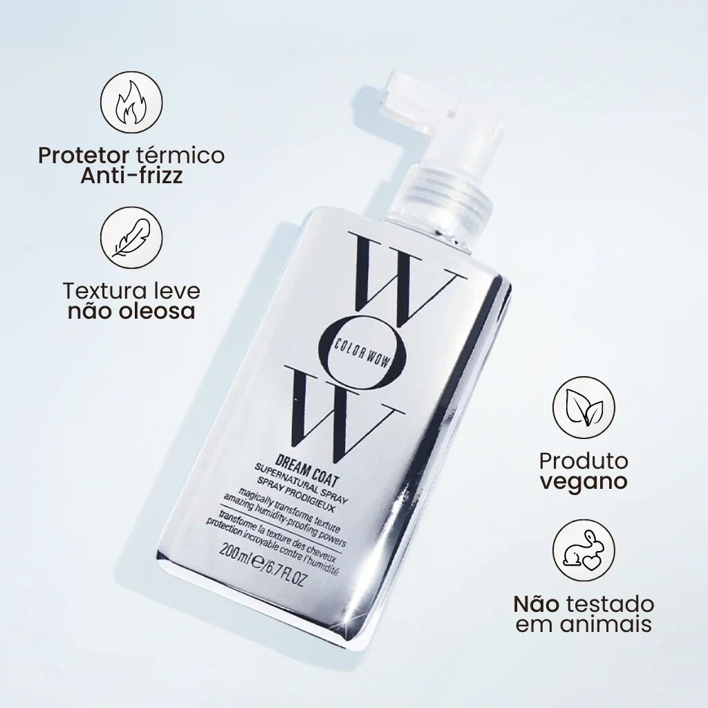 Spray WOW Dream Coat Supernatural: Transformación Antifrizz Duradera