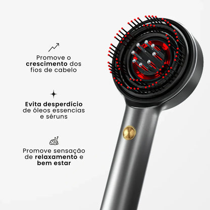 Peine BreoBrush: Terapia de Luz, Masajeador y Difusor