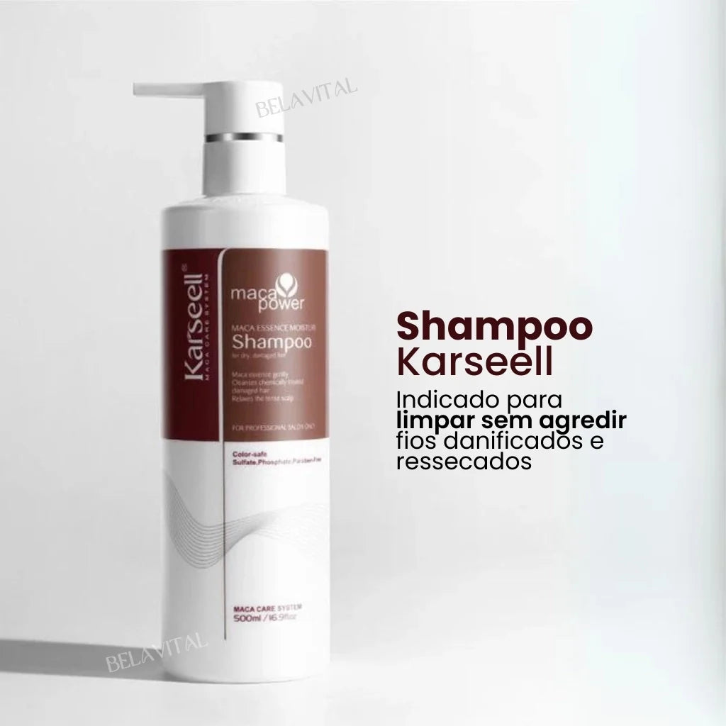 Kit Karseell Completo: Shampoo, Acondicionador y Máscara