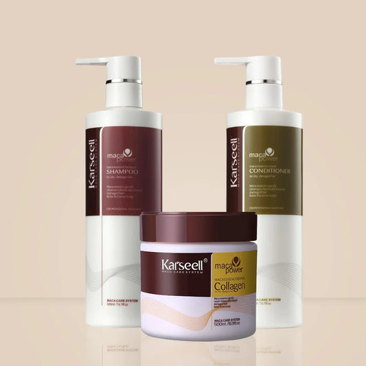 Kit Karseell Completo: Shampoo, Acondicionador y Máscara